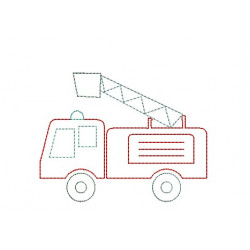 Stickdatei - Feuerwehr Fransenappli